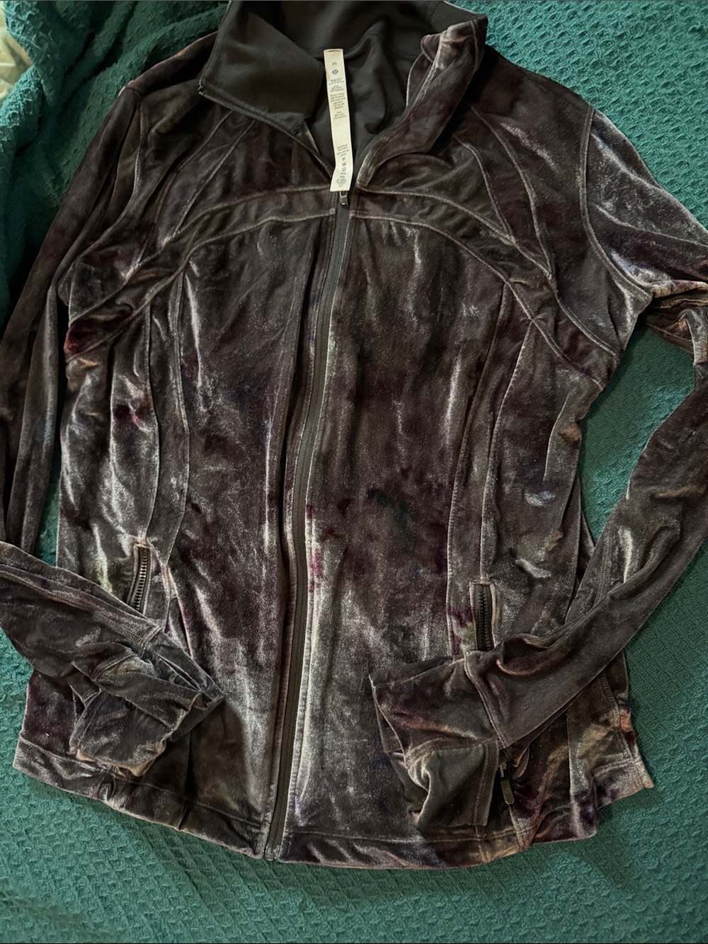 lululemon athletica Velvet Full-Zip Jacket in Deep Plum